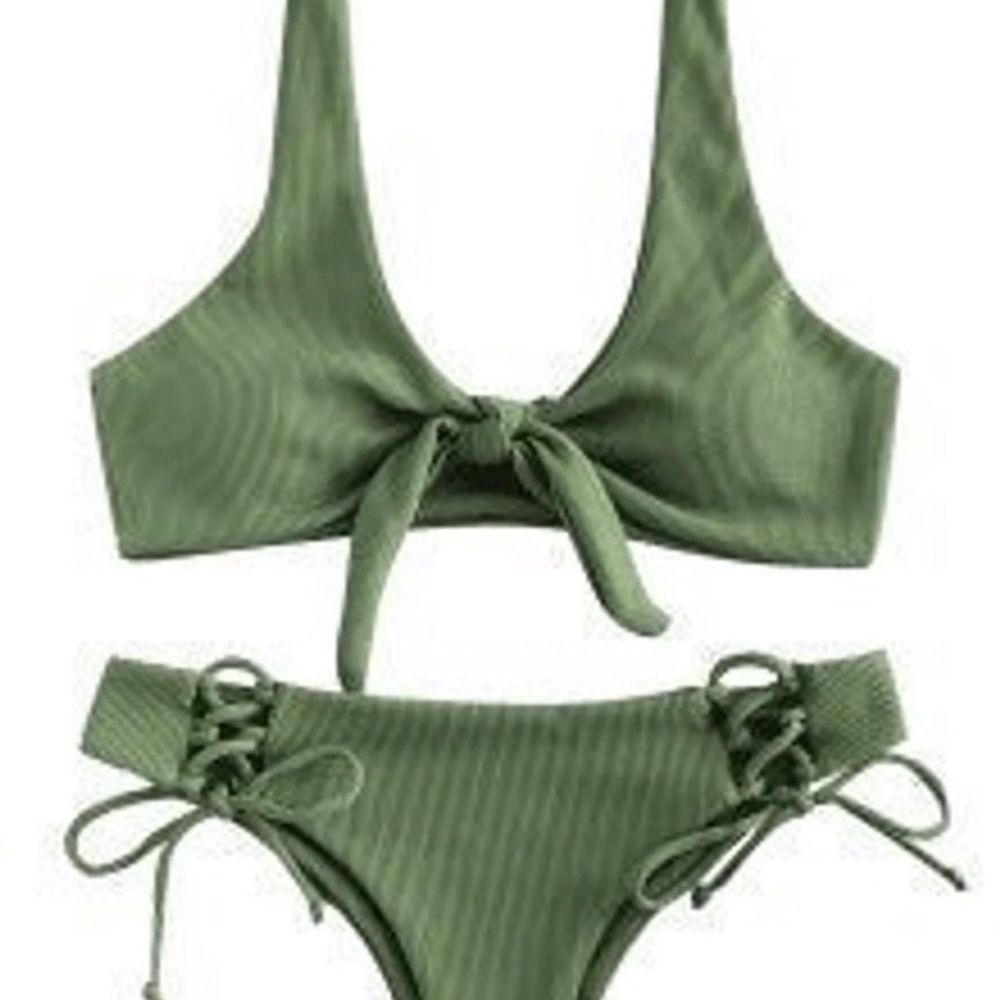 bikini set - ZAFUL GREEN - Picture 2 of 8